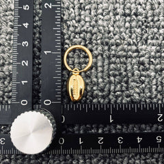 Conch 18K Gold Plated Stainless Steel Huggie Earrings - FGS