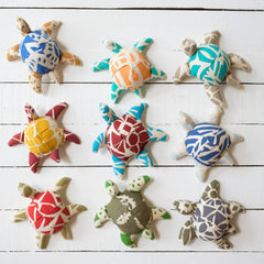Handsewn Koro Print Turtles