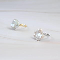 Baroque Pearl Ring, Authentic Freshwater Pearl Ring