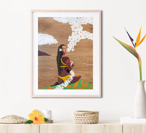 Pua Melia Dreams Matted Print