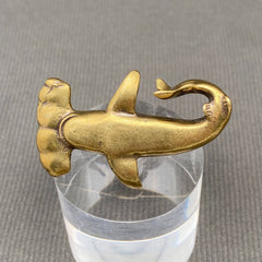 Brass Hammerhead Shark Crafts Desktop Ornaments Decoration