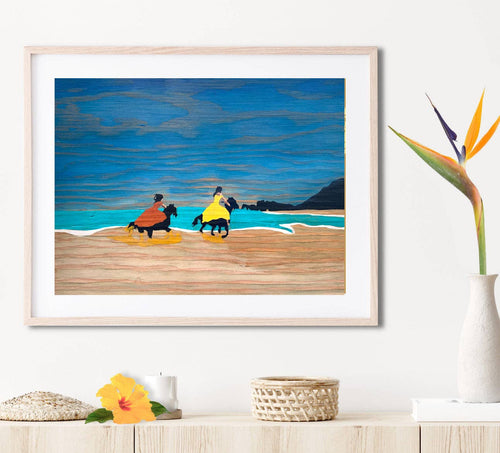 Makena Ride Matted Print