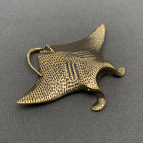 Brass Manta Ray Crafts Desktop Ornaments Decoration