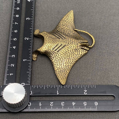 Brass Manta Ray Crafts Desktop Ornaments Decoration