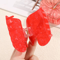 Vibrant Hibiscus & Anthurium Flower Hair Clip