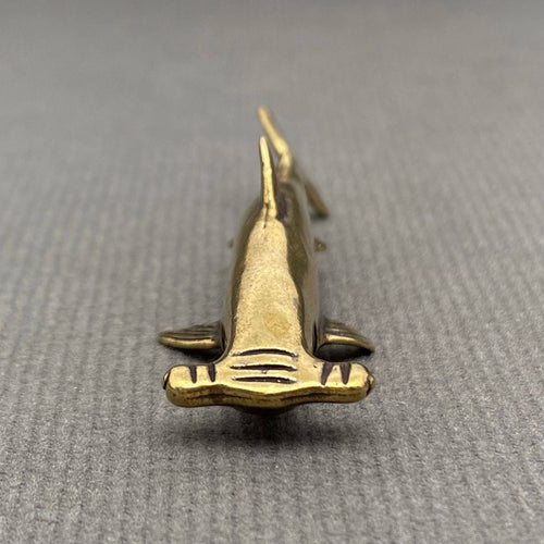 Brass Hammerhead Shark Crafts Desktop Ornaments Decoration