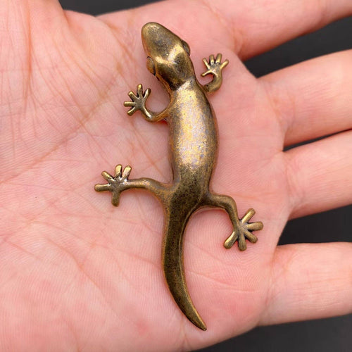 Brass Gecko Crafts Decoration Desktop Ornaments