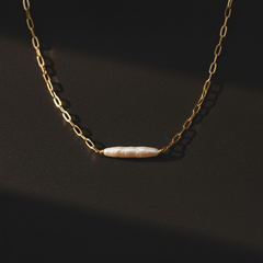 Biwa Pearl Choker (1S07NK)