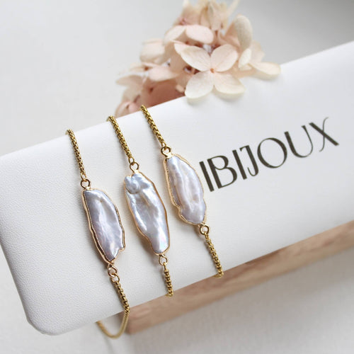 Chunky Biwa Pearl Bracelet (1B22)