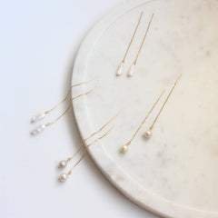 Freshwater Pearl Chain Dangles (1E13a)