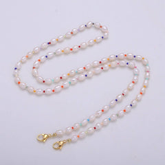 Classic Face Mask Chain / Face Mask Lanyard / Phone Strap / Face Mask Holder / Silver Paperclip / Pearl Chain / Sparkly Chain / Mask Chain / Mask Lanyard