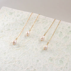 Freshwater Pearl Chain Dangles (1E13a)