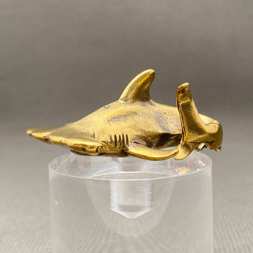 Brass Hammerhead Shark Crafts Desktop Ornaments Decoration