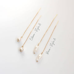 Freshwater Pearl Chain Dangles (1E13a)