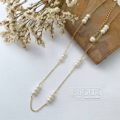 Floating Pearl Necklace (1N11b)
