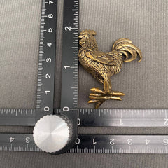 Brass Rooster Crafts Decoration Desktop Ornaments