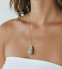 Flea Cone Gold Necklace 