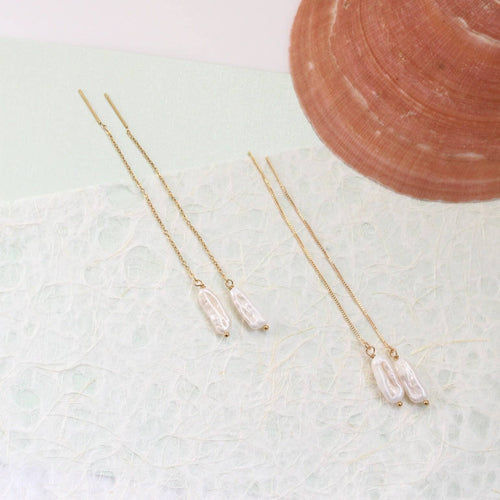 Freshwater Pearl Chain Dangles (1E13a)