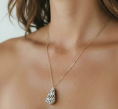 Flea Cone Gold Necklace 