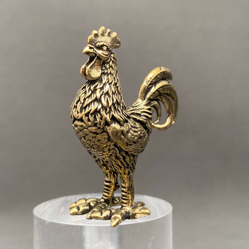Brass Rooster Crafts Decoration Desktop Ornaments