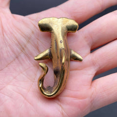 Brass Hammerhead Shark Crafts Desktop Ornaments Decoration