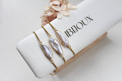 Chunky Biwa Pearl Bracelet (1B22)