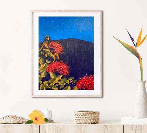 Mauna Magic Matted Print