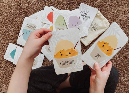 Shave Ice Emotions Flash Cards