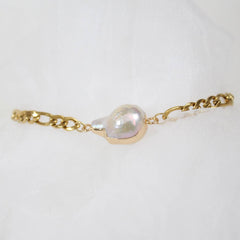 Chunky Baroque Pearl Bracelet (1B13b)